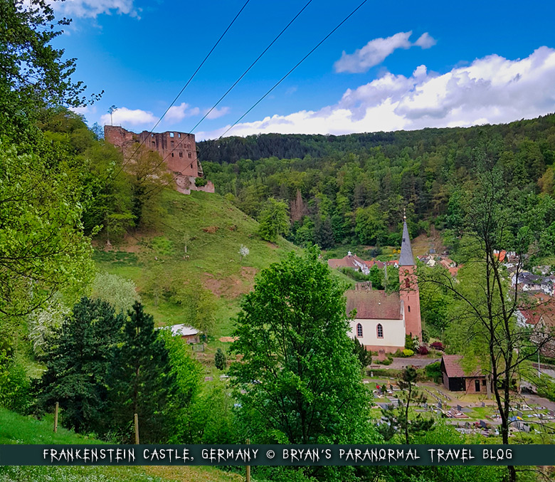 View of Frankenstein Castle From Path